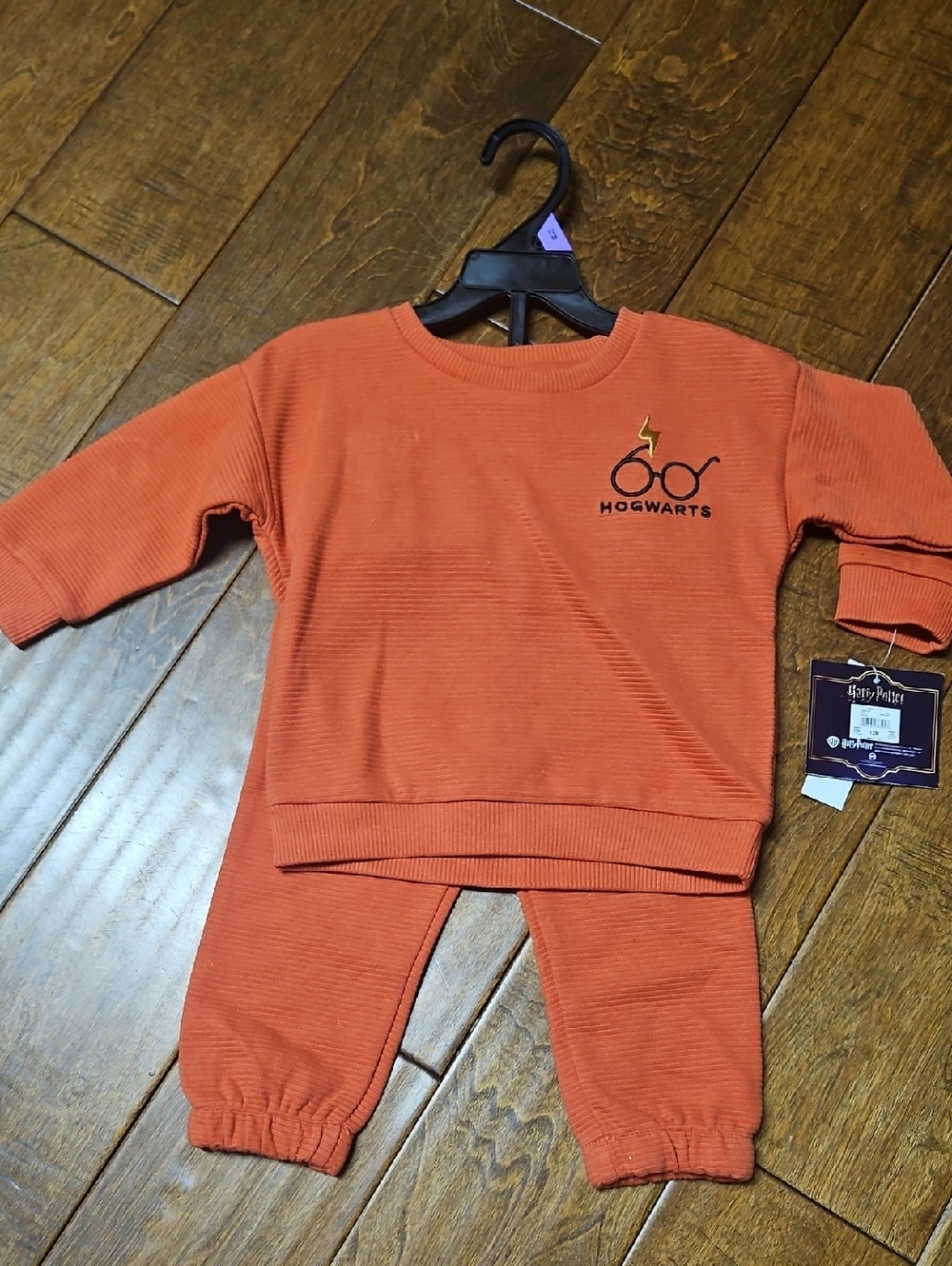 Warner Bros. Harry Potter Orange Ribbed Baby Set